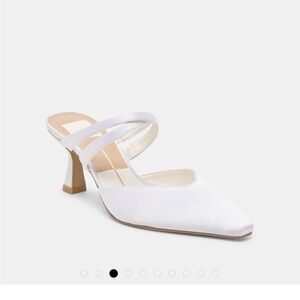Dolce vita LINORE HEELS TRUE WHITE SATIN